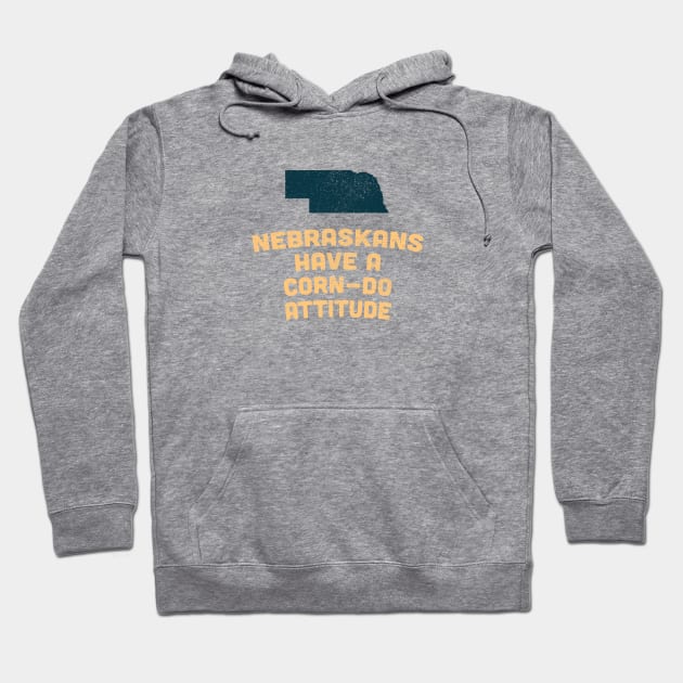 Funny Nebraska Corn Pun Hoodie by Commykaze